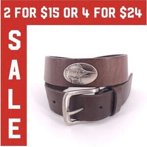 🔴 ZEP-PRO leather saltwater fish belt